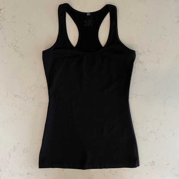 Sweaty Betty Seamless Lightweight Racerback Polyamide Lycra Top Black Sz XS - Picture 1 of 9